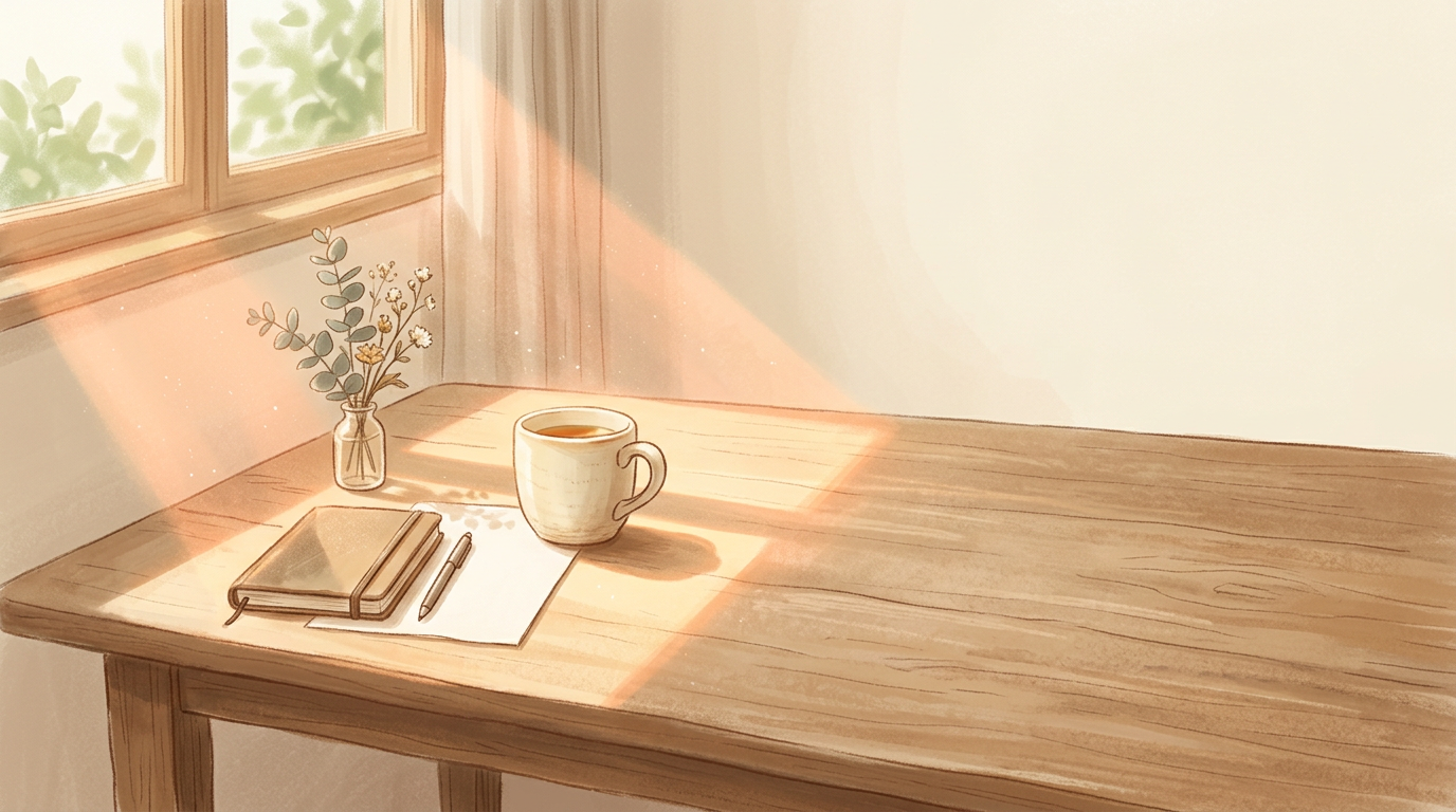 Light across the table